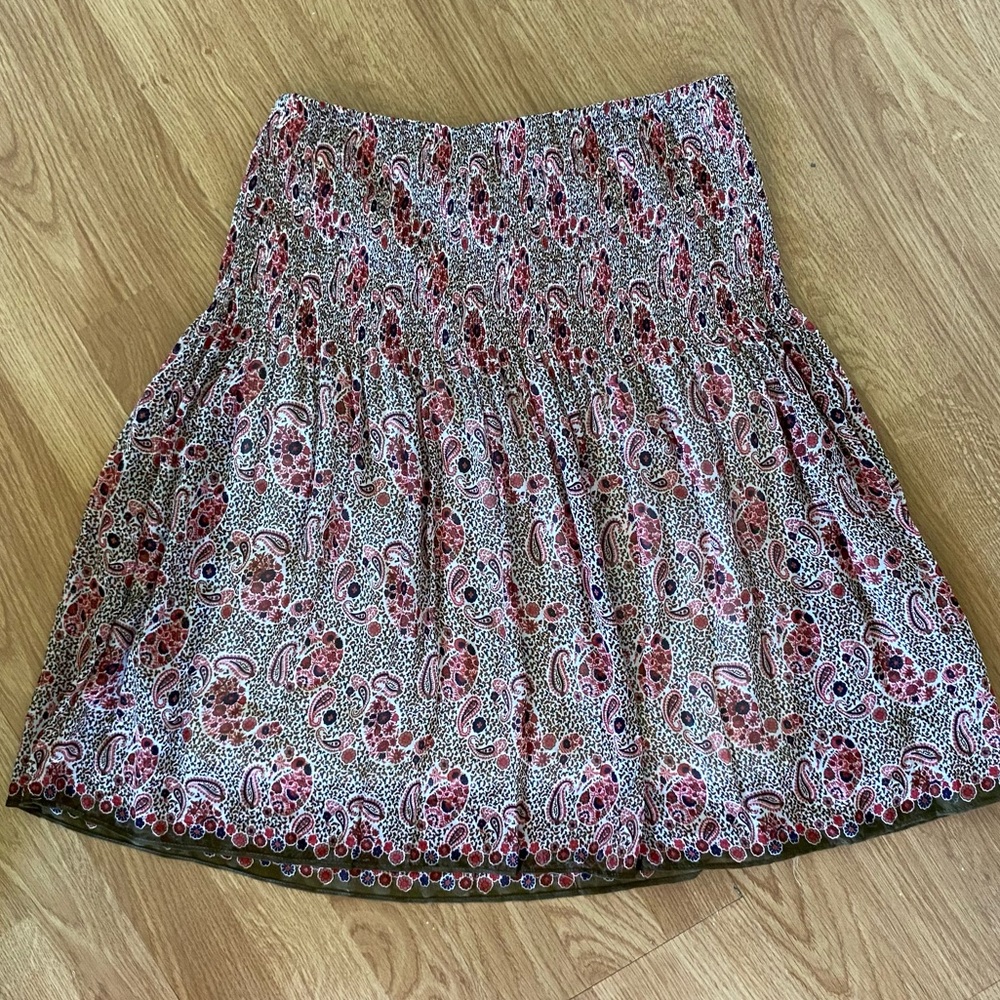 Paisley & Floral Boho Skirt